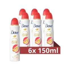 Dove 6x Deodorant Spray Perzik 150 ml