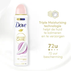 Dove 6x Deodorant Spray Soft Feel 150 ml