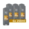 Dove 6x Douchegel Men+ Care Sandalwood & Vanilla 250 ml