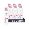 Dove 6x Shower Foam Rose Oil 200 ml