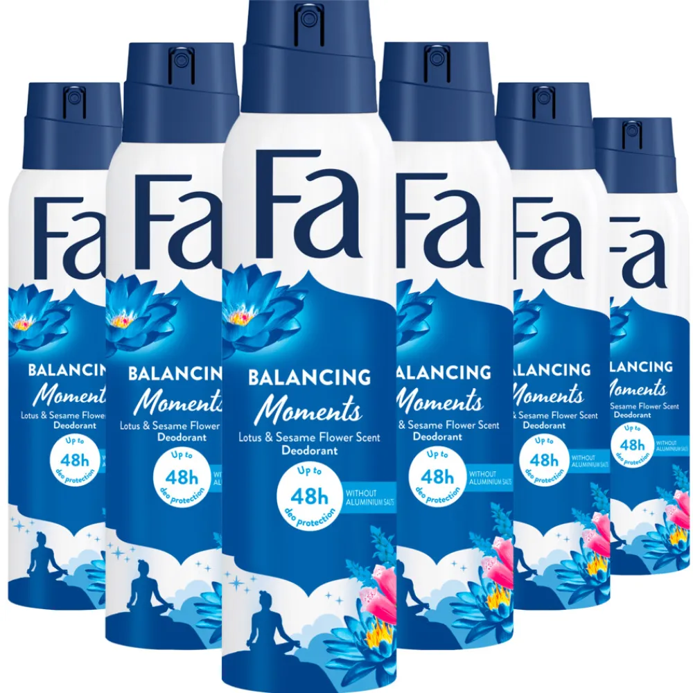 Fa 6x Deodorant Spray Balancing Moments 150 ml