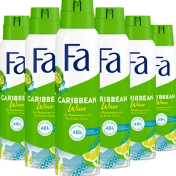 Fa 6x Deodorant Spray Caribbean Lemon 150 ml