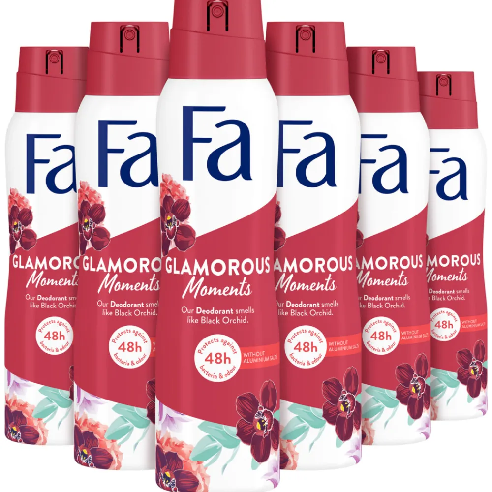 Fa 6x Deodorant Spray Glamorous Moments 150 ml