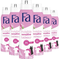 Fa 6x Deodorant Spray Invisible Sensitive 150 ml