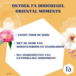 Fa 6x Douchegel Oriental Moments 250 ml