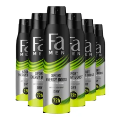 Fa 6x Men Deodorant Spray Sport Energy Boost 150 ml