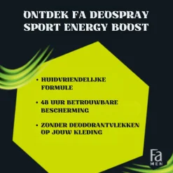 Fa 6x Men Deodorant Spray Sport Energy Boost 150 ml