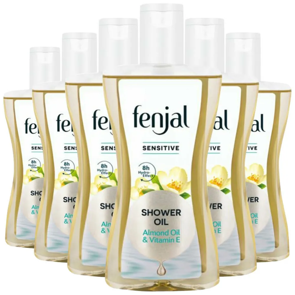 Fenjal 6x Sensitive Douche Olie 225 ml