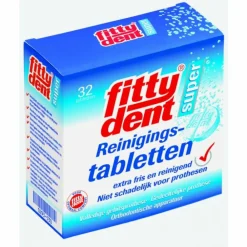Fittydent 4x Reinigingstabletten 32 stuks