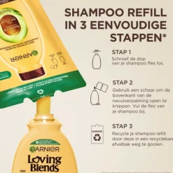Garnier 6x Loving Blends Avocado Olie en Shea Boter Shampoo Refill 250 ml