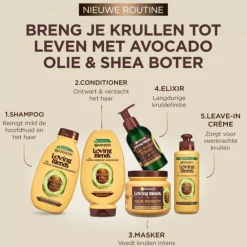 Garnier 6x Loving Blends Avocado Olie en Shea Boter Haarmasker 340 ml