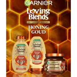 Garnier 6x Loving Blends Honing Goud Haarmasker 340 ml