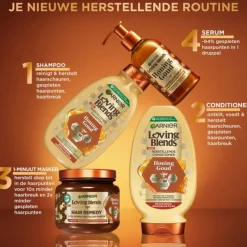 Garnier 6x Loving Blends Honing Goud Haarmasker 340 ml