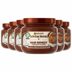 Garnier 6x Loving Blends Kokosmelk en Macadamia Haarmasker 340 ml