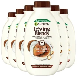 Garnier 6x Loving Blends Kokosmelk en Macadamia Shampoo 300 ml