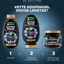 Garnier 6x Loving Blends Magnetic Charcoal Conditioner 250 ml
