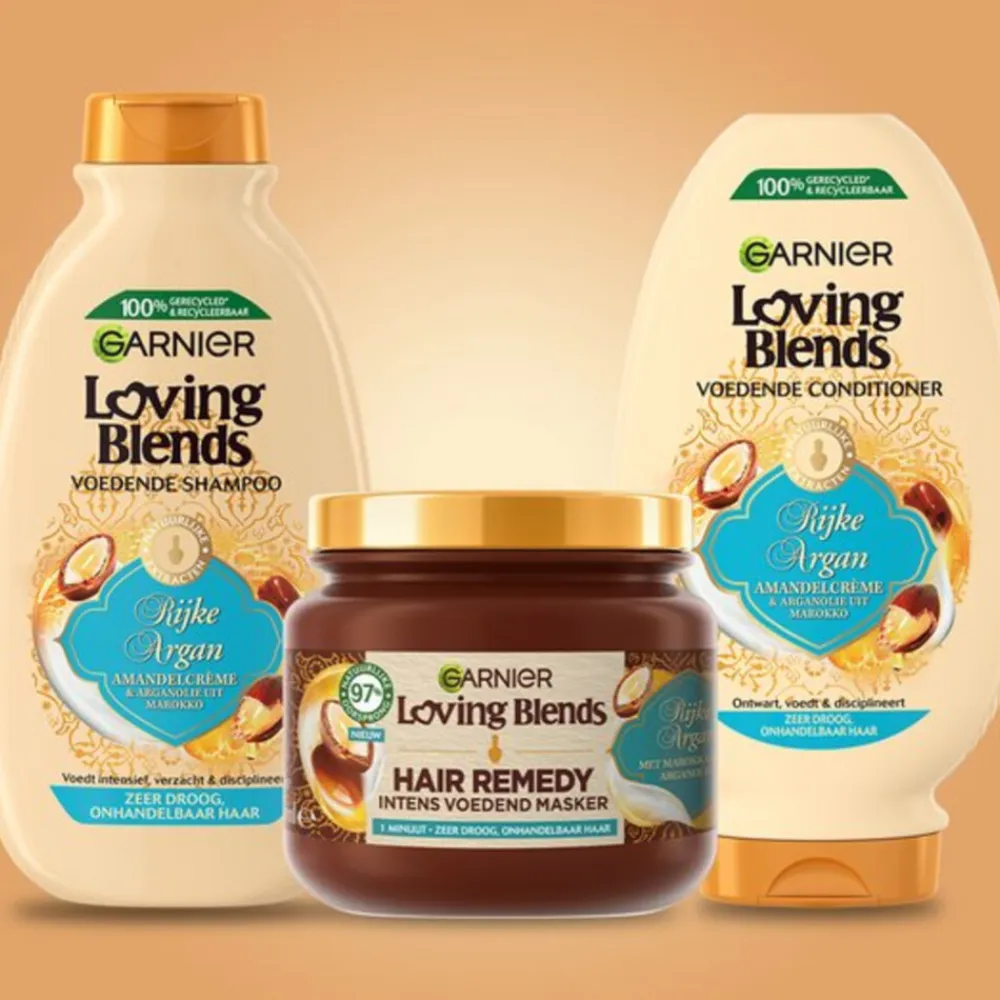 Garnier 6x Loving Blends Rijke Argan Shampoo 300 ml