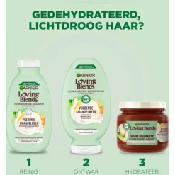Garnier 6x Loving Blends Voedende Amandelmelk Shampoo 300 ml