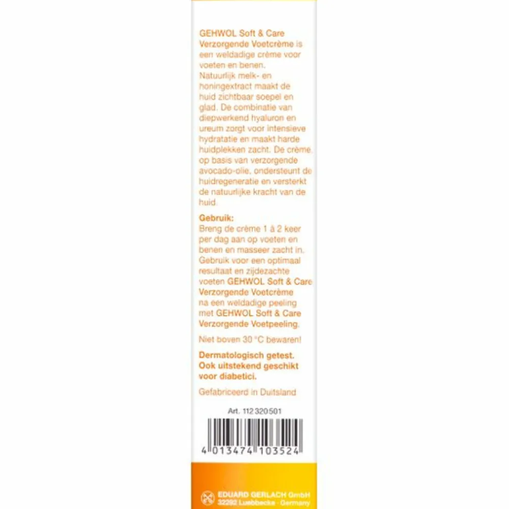 Gehwol 2x Zachte Voeten Creme 75 ml