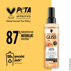 Gliss 6x Anti-klit Spray Total Repair 200 ml