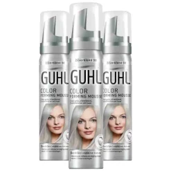 Guhl 3x Color Forming Mousse Zilverblond 98 75 ml