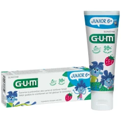 GUM 4x Tandpasta Junior 6+ 50 ml