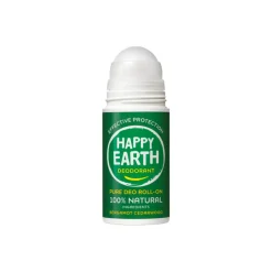 Happy Earth 6x Deodorant Roll-On Bergamot Cedarwood 100% Natuurlijk 75 ml