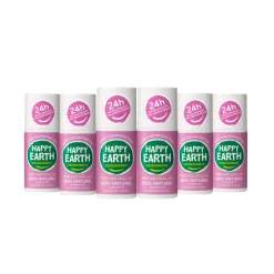 Happy Earth 6x 100% Natuurlijke Deodorant Roller Lavender Ylang 75 ml