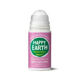 Happy Earth 6x 100% Natuurlijke Deodorant Roller Lavender Ylang 75 ml