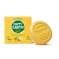 Happy Earth 6x 100% Natuurlijke Shower Bar Jasmine Ho Wood 90 gr