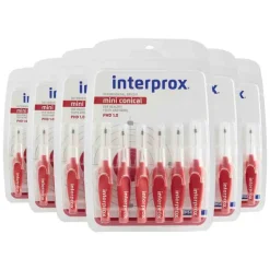 Interprox 6x Ragers Mini Conical Rood PHD 1.2 6 stuks