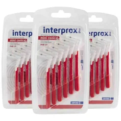Interprox 3x Ragers Plus Mini Conical Rood PHD 1.2 6 stuks