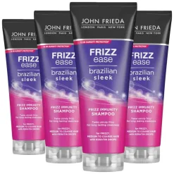 John Frieda 4x Frizz Ease Brazilian Sleek Shampoo 250 ml