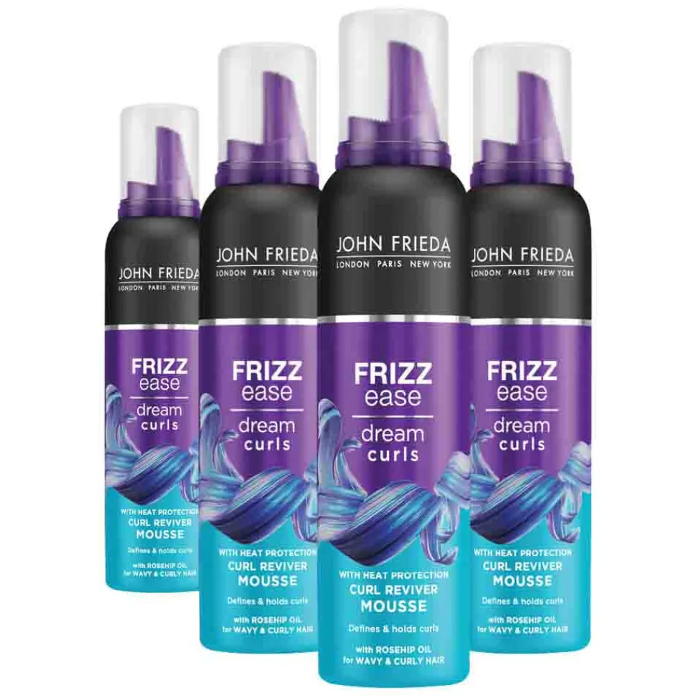 John Frieda 4x Frizz-Ease Dream Curls Reviver Mousse 200 ml