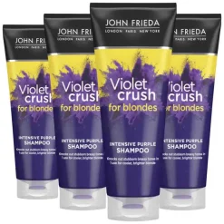 John Frieda 4x Violet Crush Shampoo Intense Purple 250 ml