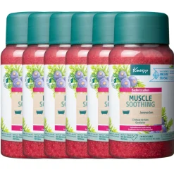 Kneipp 6x Badkristallen Muscle Soothing Jeneverbes 600 gr