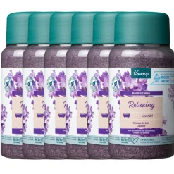 Kneipp 6x Badkristallen Relaxing Lavendel 600 gr