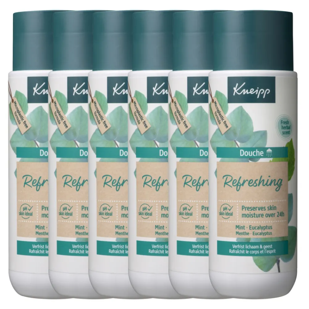 Kneipp 6x Douche Refreshing Mint Eucalyptus 200 ml