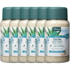 Kneipp 6x Voetbadkristallen Cooling - Aloë Vera Watermunt 600 gr