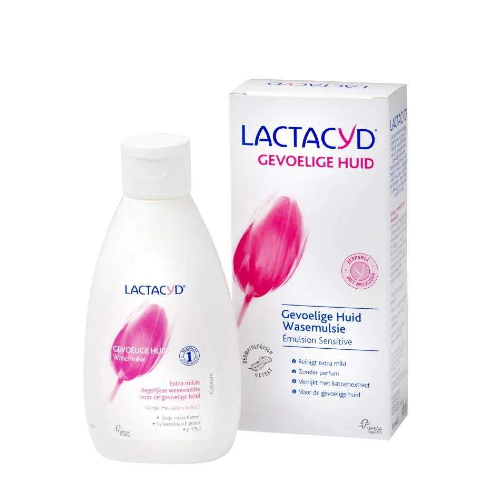 Lactacyd 4x Wasemulsie Gevoelige Huid 200 ml