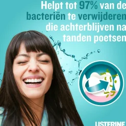 Listerine 3x Mondwater Cool Mint Milde Smaak Zonder Alcohol 500 ml