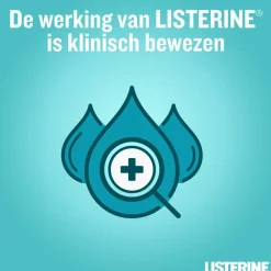 Listerine 3x Mondwater Cool Mint Milde Smaak Zonder Alcohol 500 ml