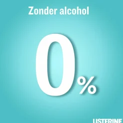 Listerine 3x Mondwater Cool Mint Milde Smaak Zonder Alcohol 500 ml