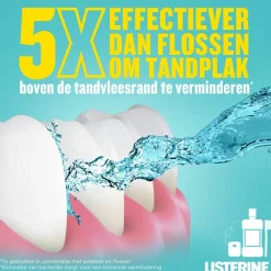 Listerine 3x Mondwater Cool Mint Milde Smaak Zonder Alcohol 1 liter