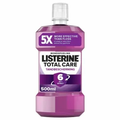 Listerine 3x Mondwater Total Care Tandbescherming 500 ml