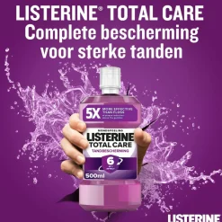 Listerine 3x Mondwater Total Care Tandbescherming 500 ml