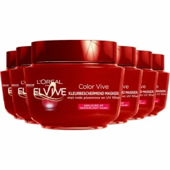 LOréal 6x L'Oréal Elvive Color Vive Haarmasker 300 ml
