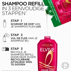 LOréal 6x L'Oréal Elvive Color Vive Shampoo Refill 250 ml
