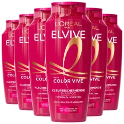 LOréal 6x L'Oréal Elvive Color Vive Shampoo 250 ml