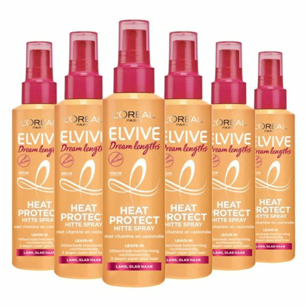 LOréal 6x L'Oréal Elvive Dream Lengths Heat Spray 150 ml